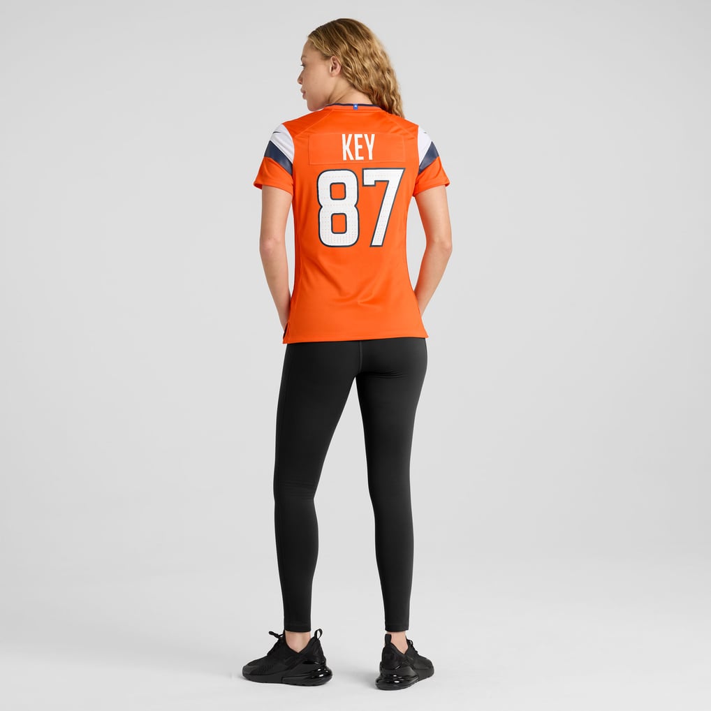 Women's Denver Broncos Dane Key Orange Team Game Jersey