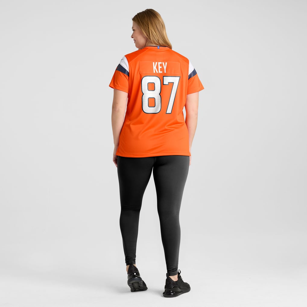 Women's Denver Broncos Dane Key Orange Team Game Jersey
