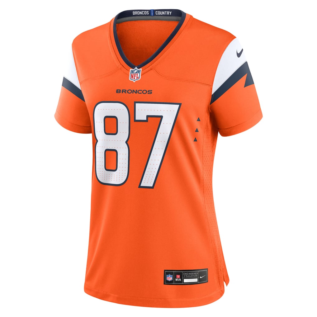 Women's Denver Broncos Dane Key Orange Team Game Jersey