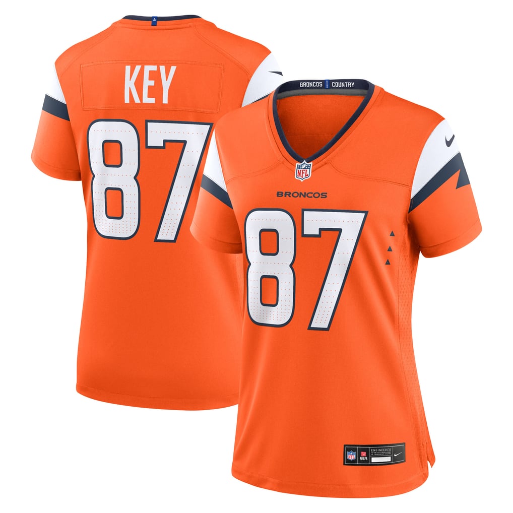 Women's Denver Broncos Dane Key Orange Team Game Jersey