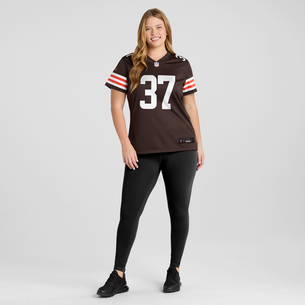 Women's Cleveland Browns D'Angelo Ross Brown Team Game Jersey