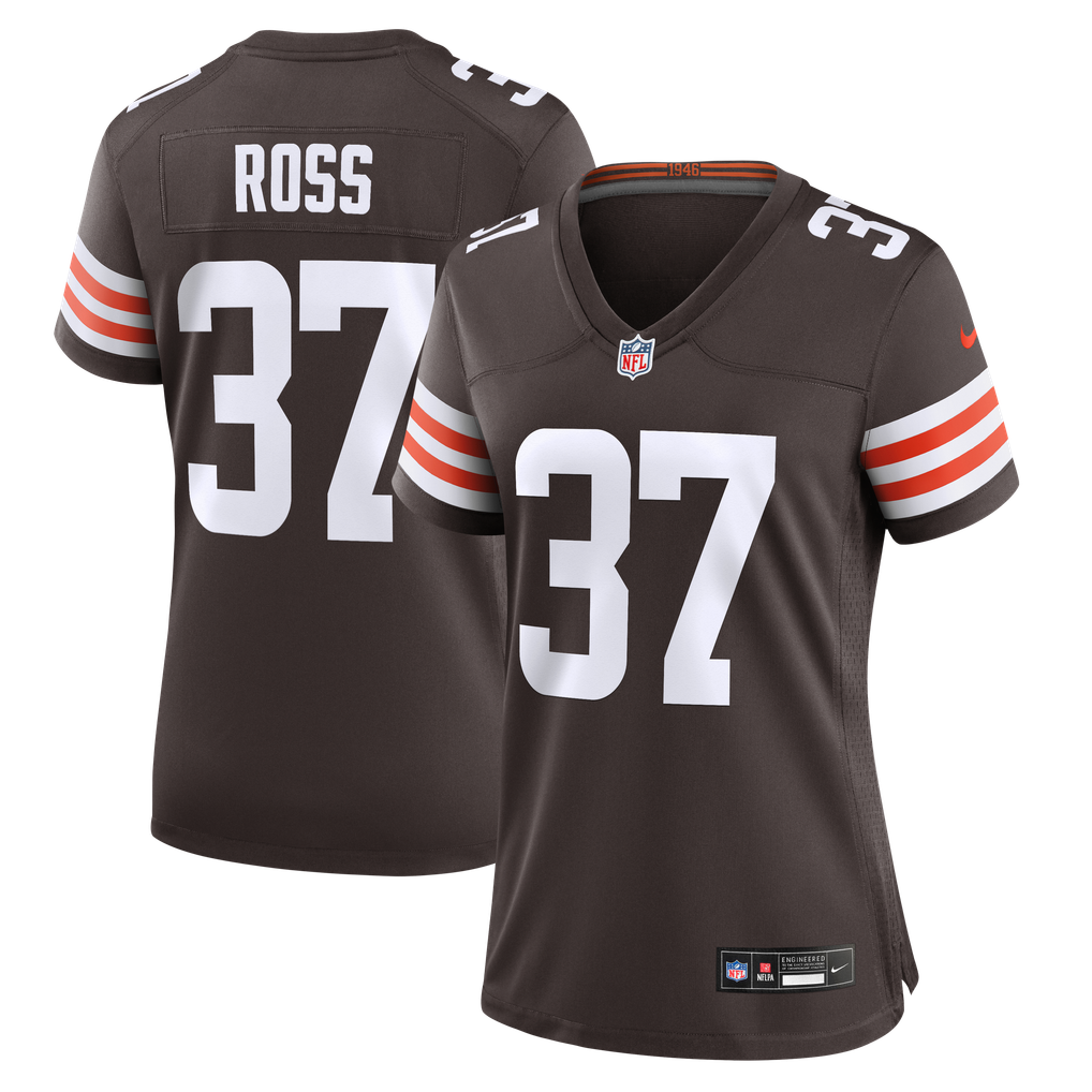 Women's Cleveland Browns D'Angelo Ross Brown Team Game Jersey