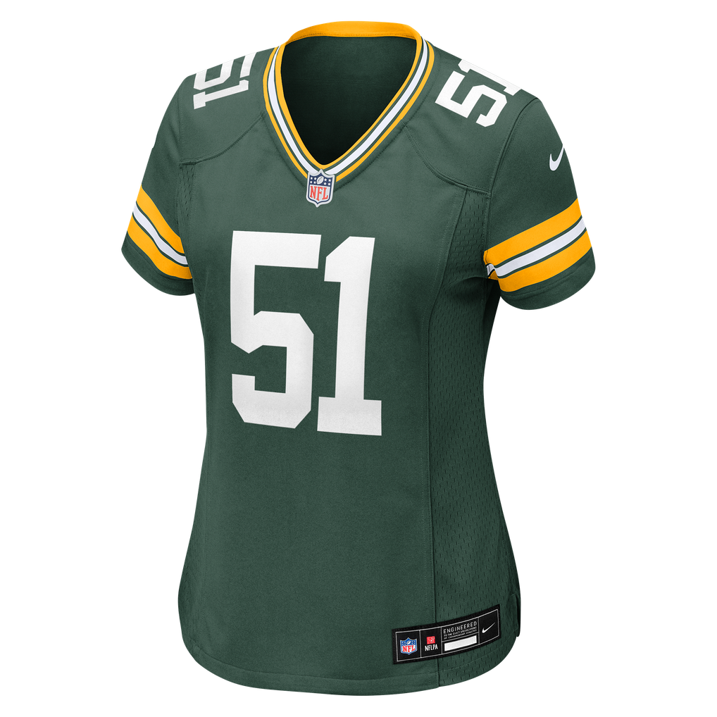 Women's Green Bay Packers Dani Dennis-Sutton Green Team Game Jersey