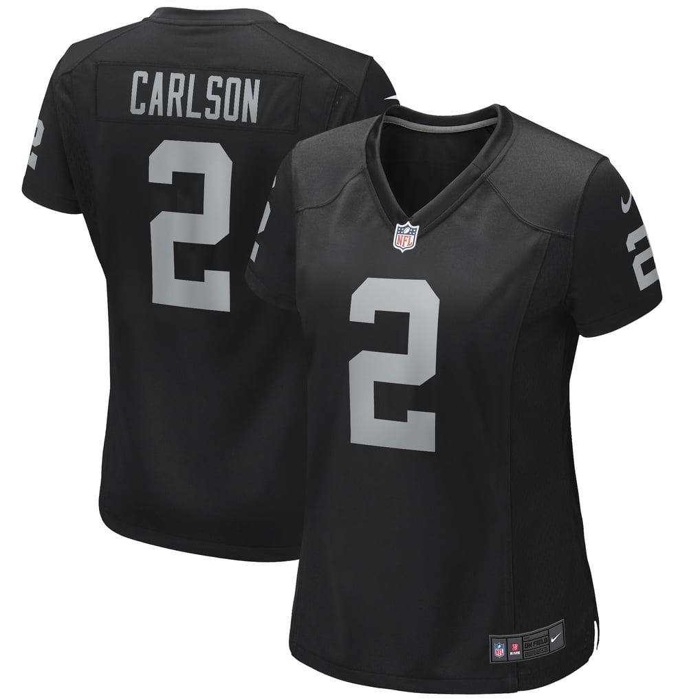 Women's Las Vegas Raiders Daniel Carlson Black Player Game Jersey