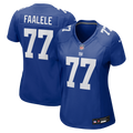 Women's New York Giants Daniel Faalele Royal Team Game Jersey