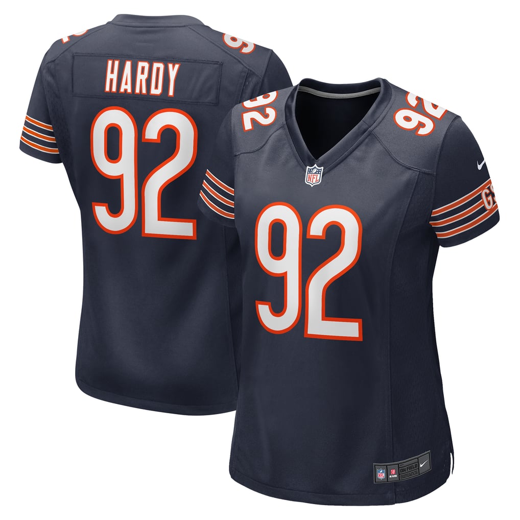 Women's Chicago Bears Daniel Hardy Navy Team Game Jersey
