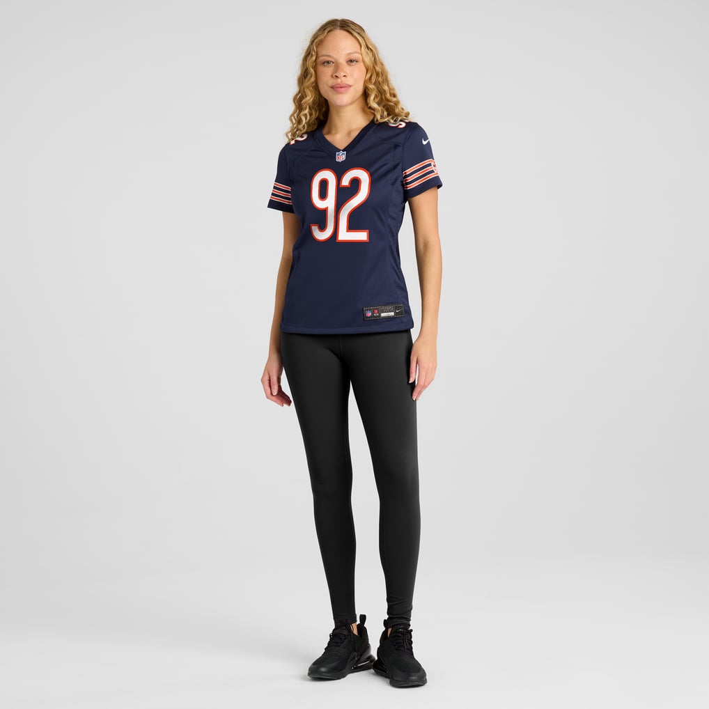 Women's Chicago Bears Daniel Hardy Navy Team Game Jersey