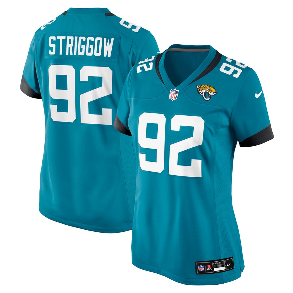 Women's Jacksonville Jaguars Danny Striggow Teal Team Game Jersey