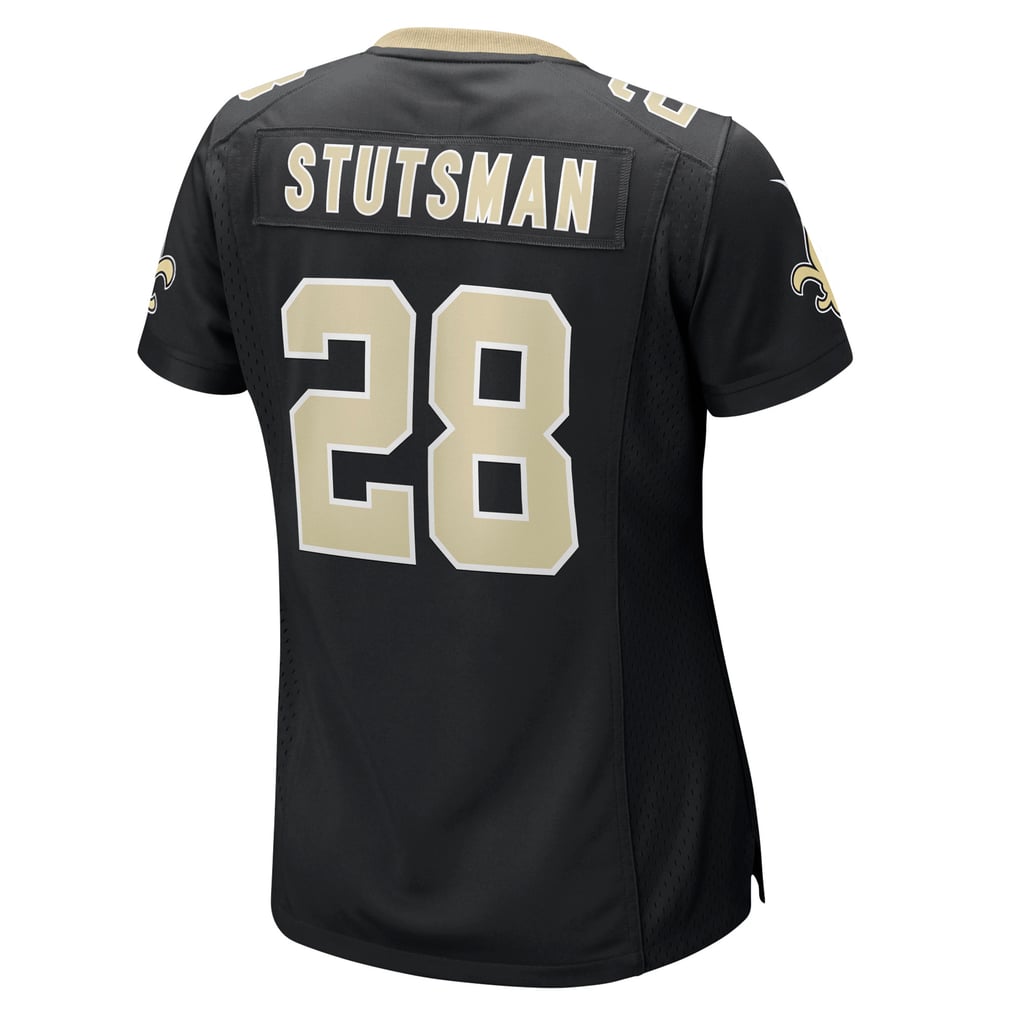 Women's New Orleans Saints Danny Stutsman Black Team Game Jersey