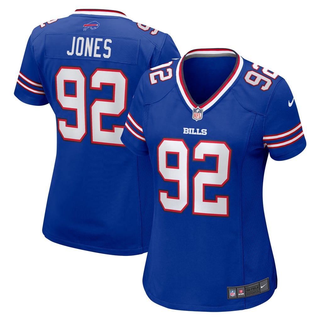 Women's Buffalo Bills DaQuan Jones Royal Game Player Jersey