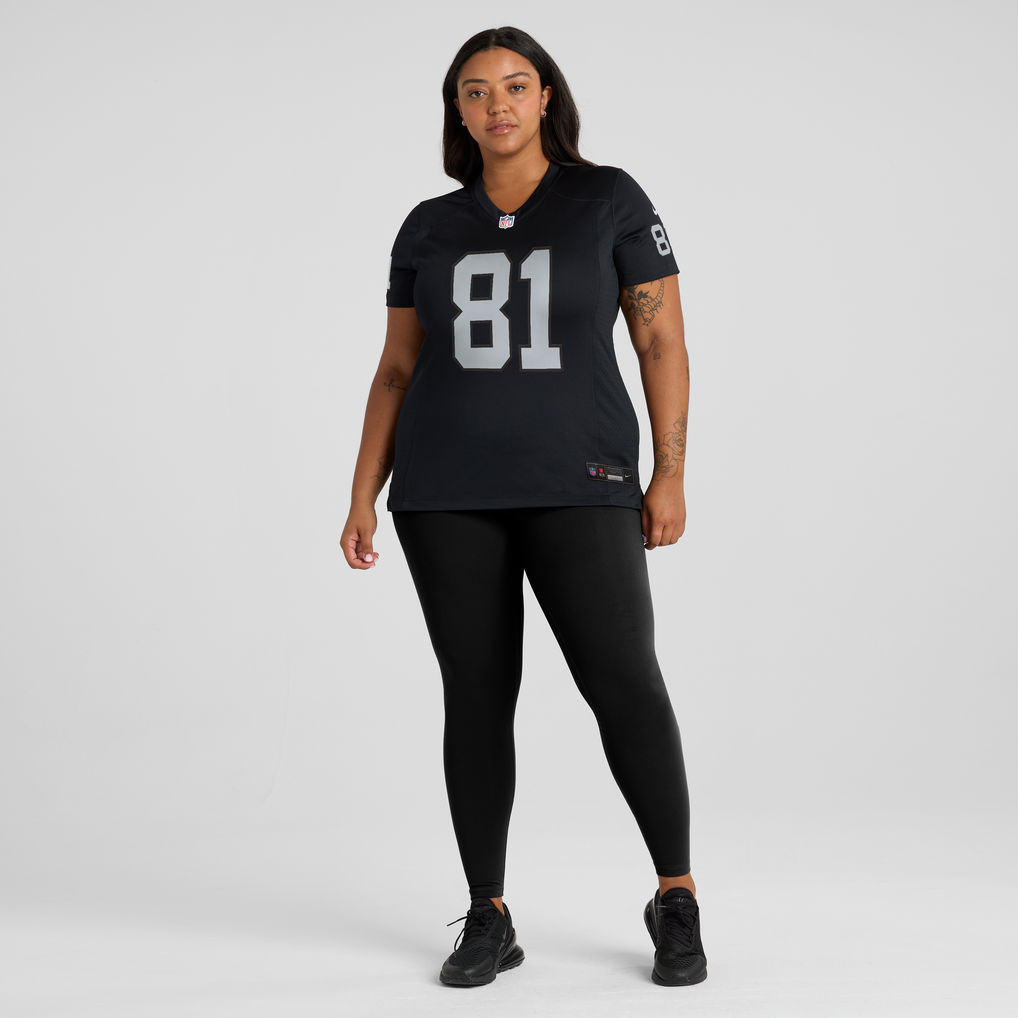 Women's Las Vegas Raiders Dareke Young Black Team Game Jersey