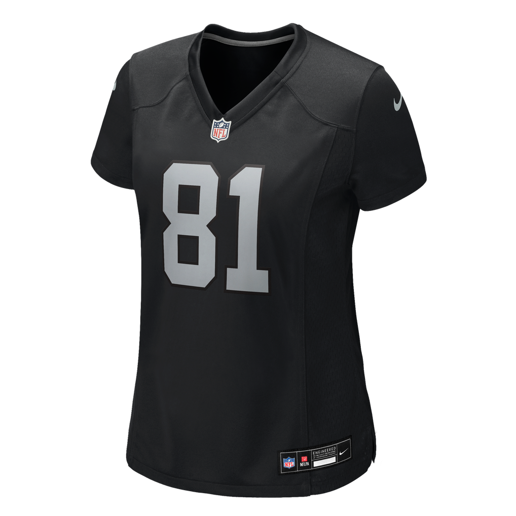 Women's Las Vegas Raiders Dareke Young Black Team Game Jersey