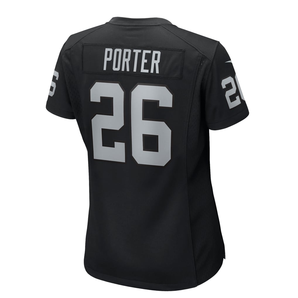 Women's Las Vegas Raiders Darien Porter Black Team Game Jersey