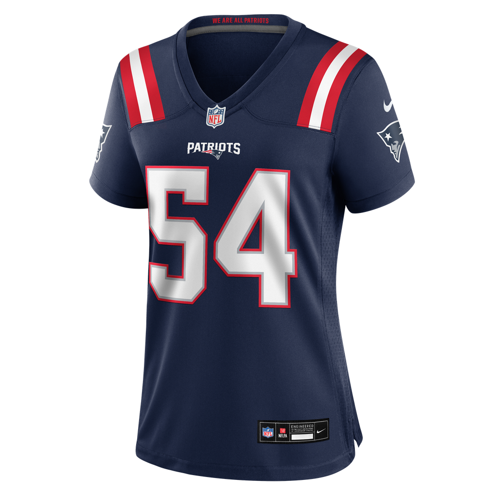 Women's New England Patriots Darius Muasau Navy Team Game Jersey