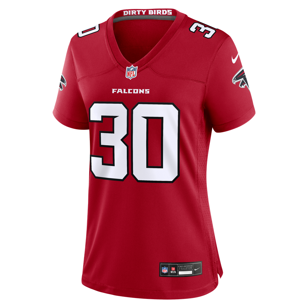 Women's Atlanta Falcons Darnay Holmes Red Team Game Jersey