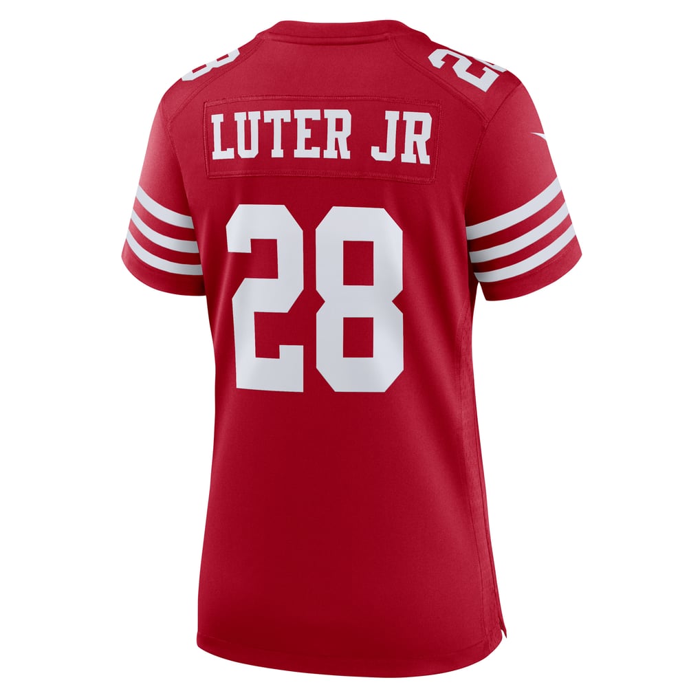 Women's San Francisco 49ers Darrell Luter Jr. Scarlet Game Jersey