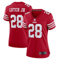 Women's San Francisco 49ers Darrell Luter Jr. Scarlet Game Jersey