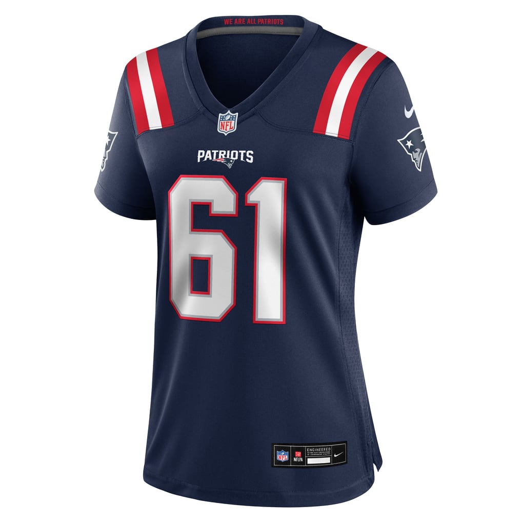 Women's New England Patriots Darrian Dalcourt Navy Team Game Jersey