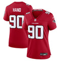 Women's Atlanta Falcons Da'Shawn Hand Red Team Game Jersey