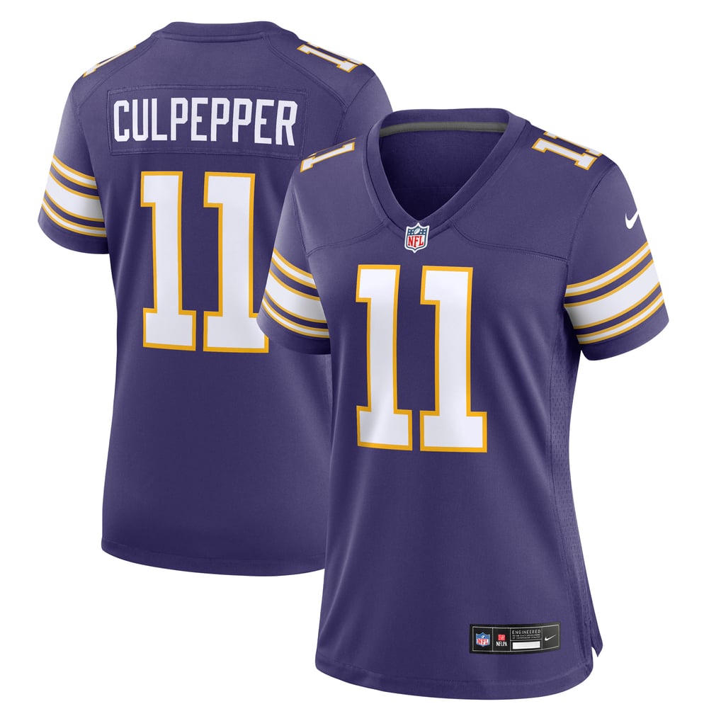 Women's Minnesota Vikings Daunte Culpepper Purple Classic Retired Player Game Jersey
