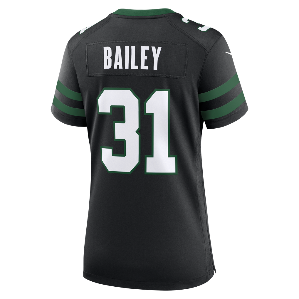Women's New York Jets David Bailey Legacy Black Alternate Game Jersey