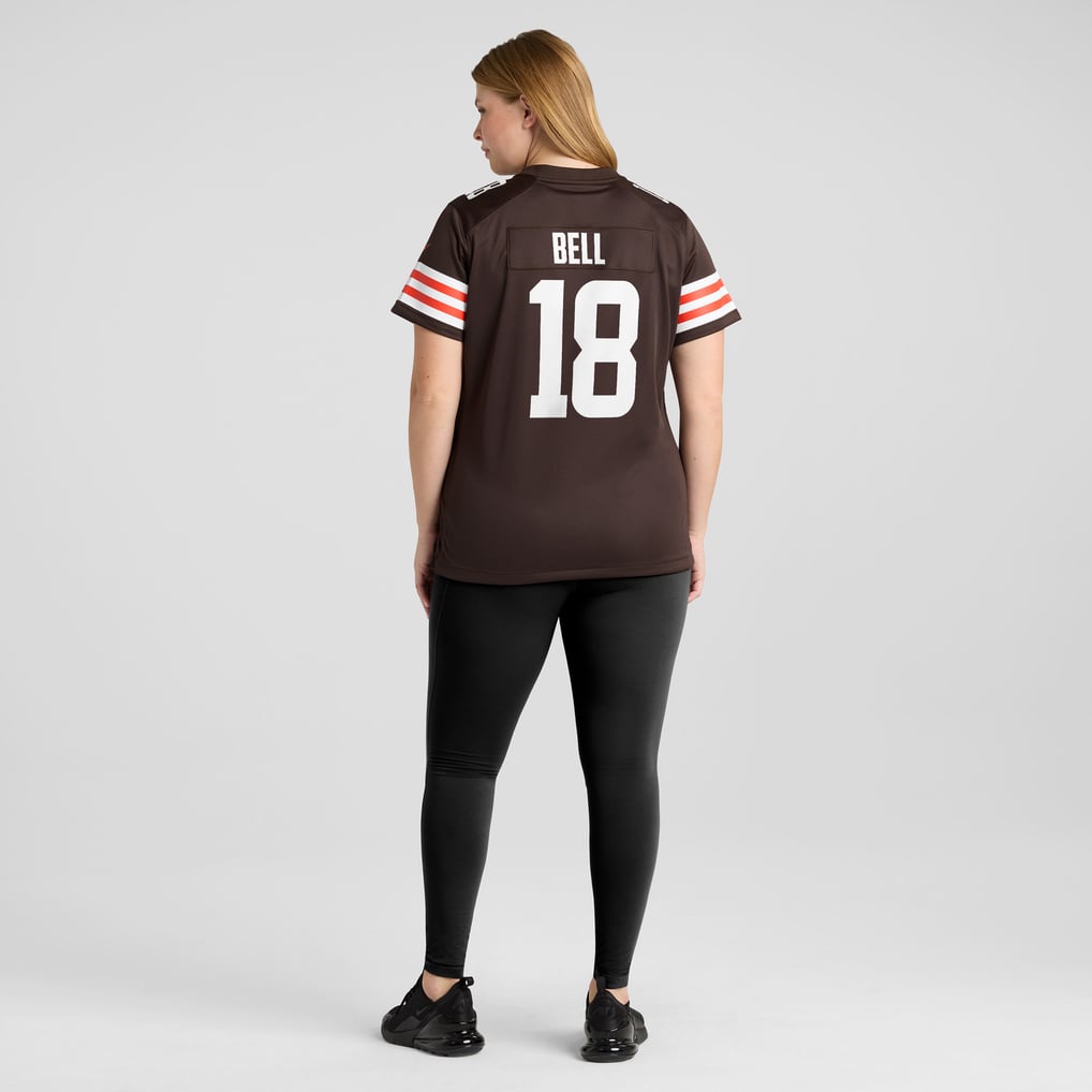 Women's Cleveland Browns David Bell Brown Game Jersey