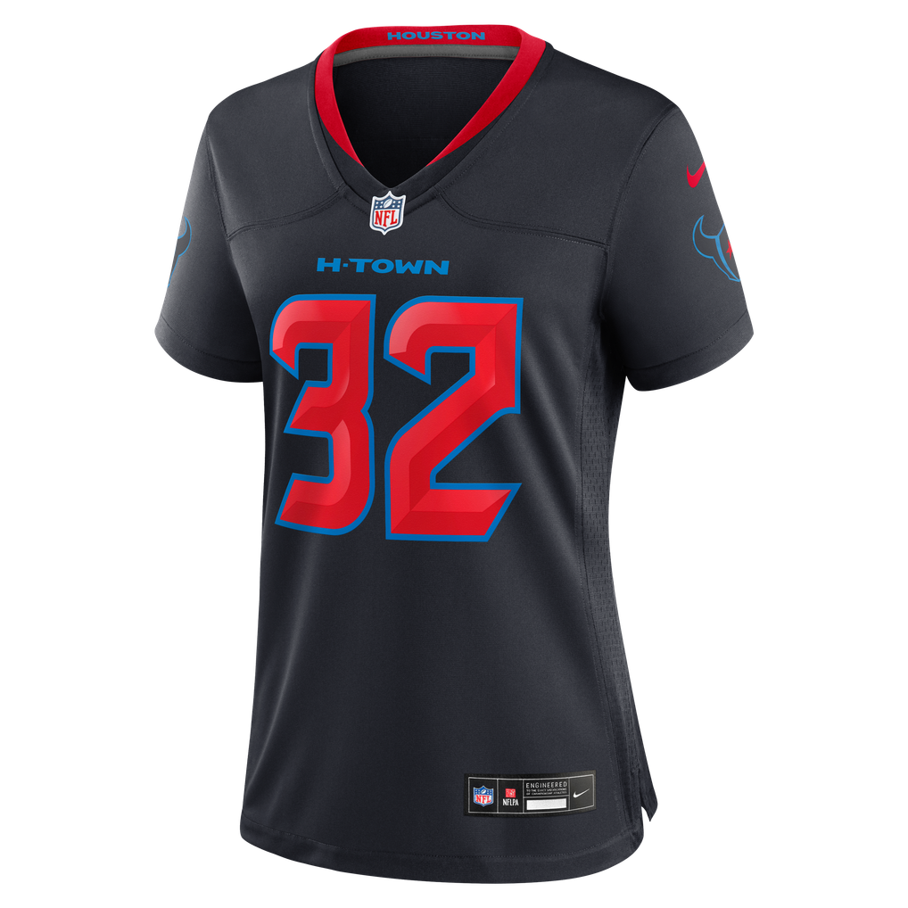 Women's Houston Texans David Montgomery Navy Alternate Game Jersey