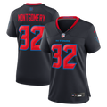 Women's Houston Texans David Montgomery Navy Alternate Game Jersey