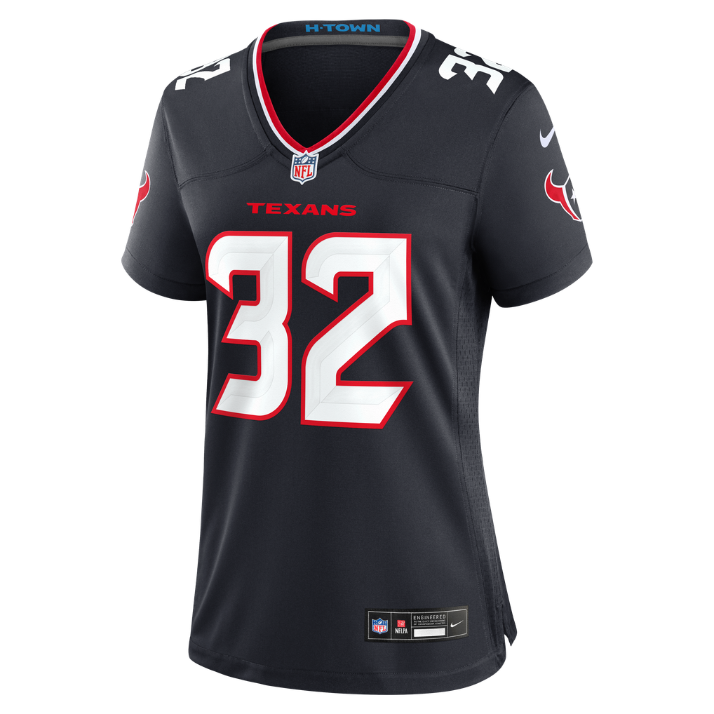Women's Houston Texans David Montgomery Navy Game Jersey