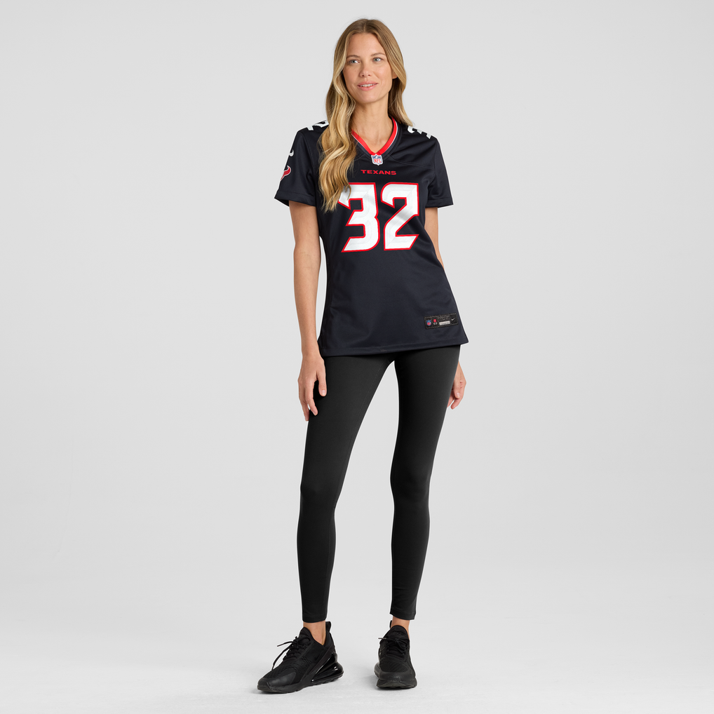 Women's Houston Texans David Montgomery Navy Game Jersey