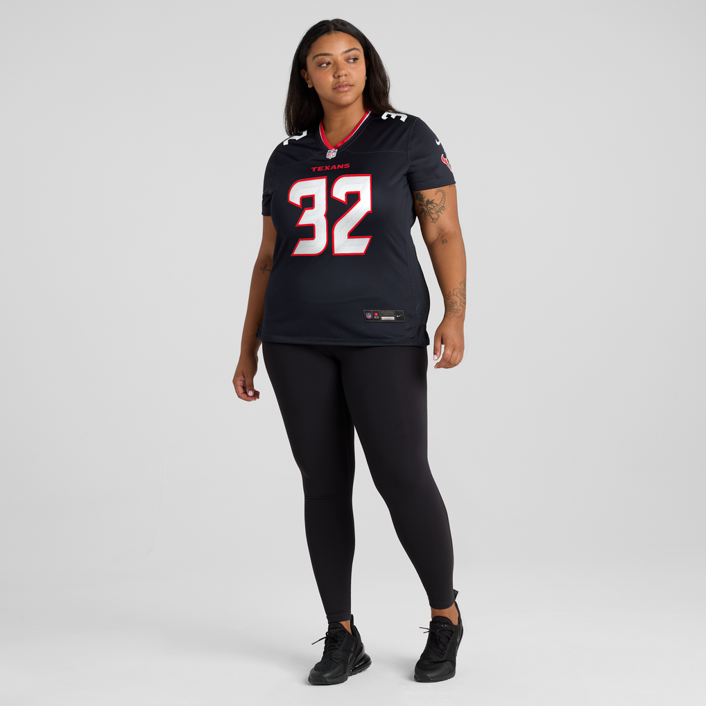 Women's Houston Texans David Montgomery Navy Game Jersey