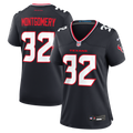 Women's Houston Texans David Montgomery Navy Game Jersey