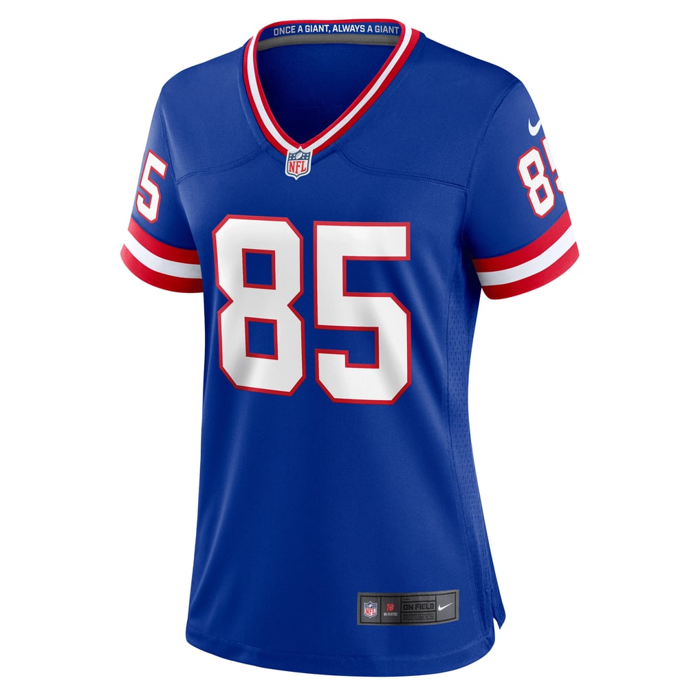 Women's New York Giants David Tyree Royal Classic Retired Player Game Jersey
