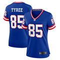 Women's New York Giants David Tyree Royal Classic Retired Player Game Jersey