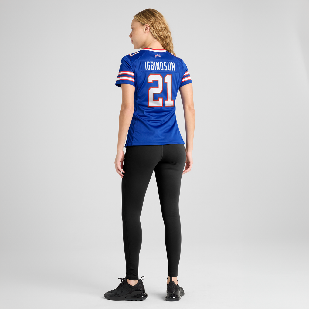 Women's Buffalo Bills Davison Igbinosun Royal Team Game Jersey