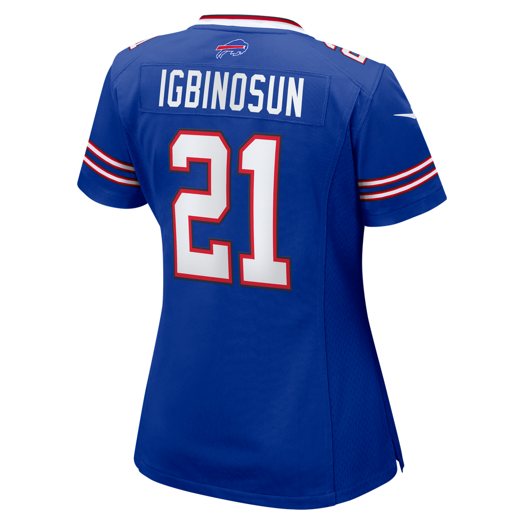 Women's Buffalo Bills Davison Igbinosun Royal Team Game Jersey