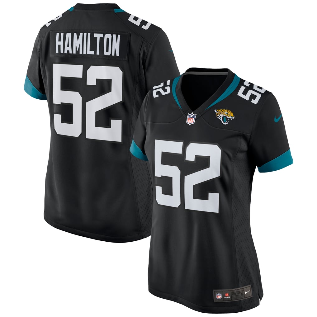 Women's Jacksonville Jaguars DaVon Hamilton Black Game Jersey
