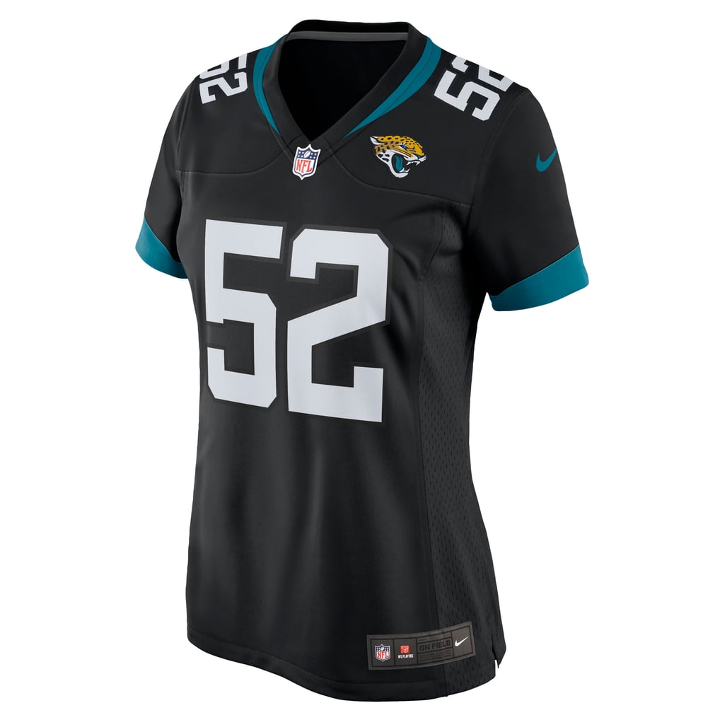 Women's Jacksonville Jaguars DaVon Hamilton Black Game Jersey