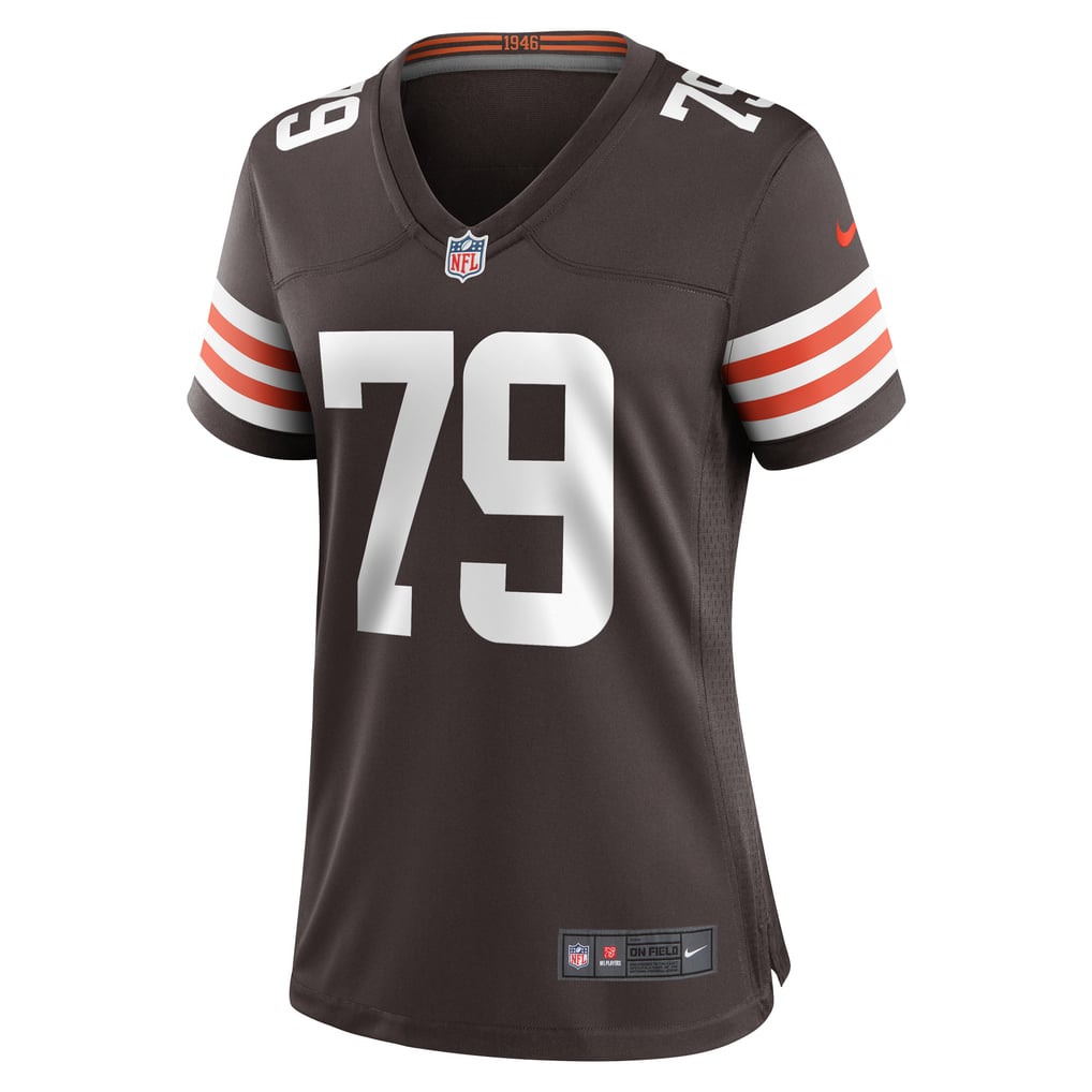 Women's Cleveland Browns Dawand Jones Brown Team Game Jersey