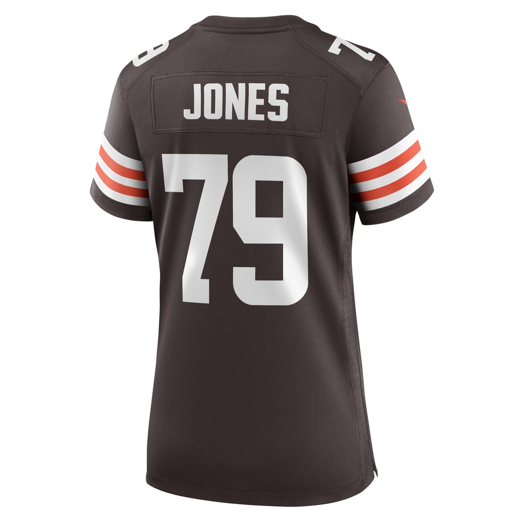 Women's Cleveland Browns Dawand Jones Brown Team Game Jersey
