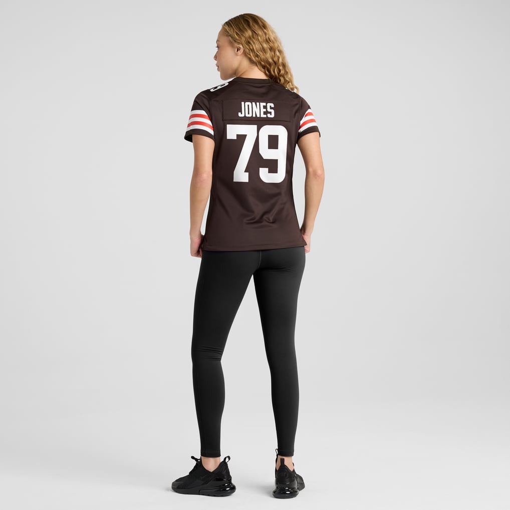 Women's Cleveland Browns Dawand Jones Brown Team Game Jersey