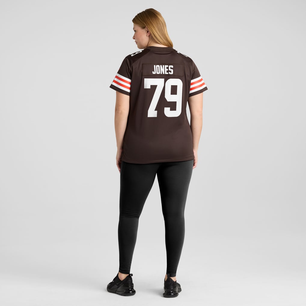 Women's Cleveland Browns Dawand Jones Brown Team Game Jersey