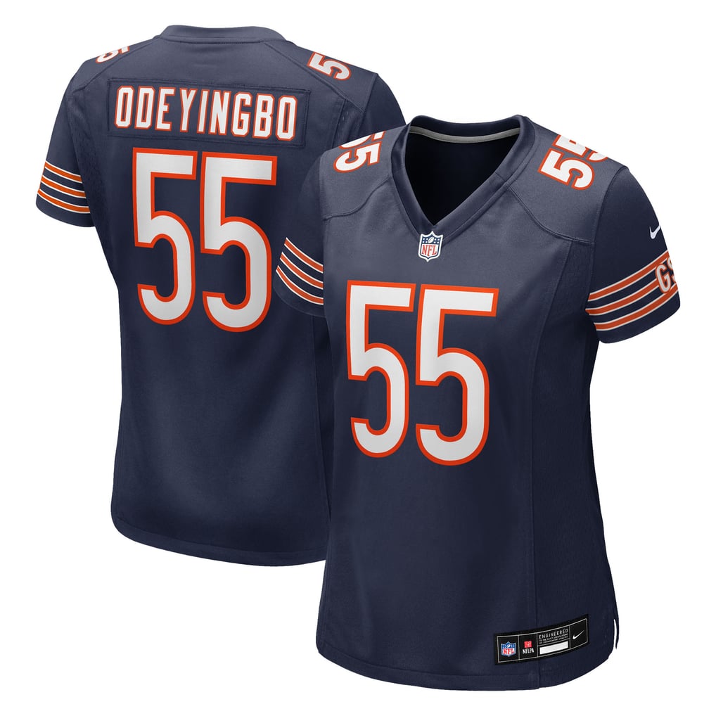 Women's Chicago Bears Dayo Odeyingbo Navy Team Game Jersey