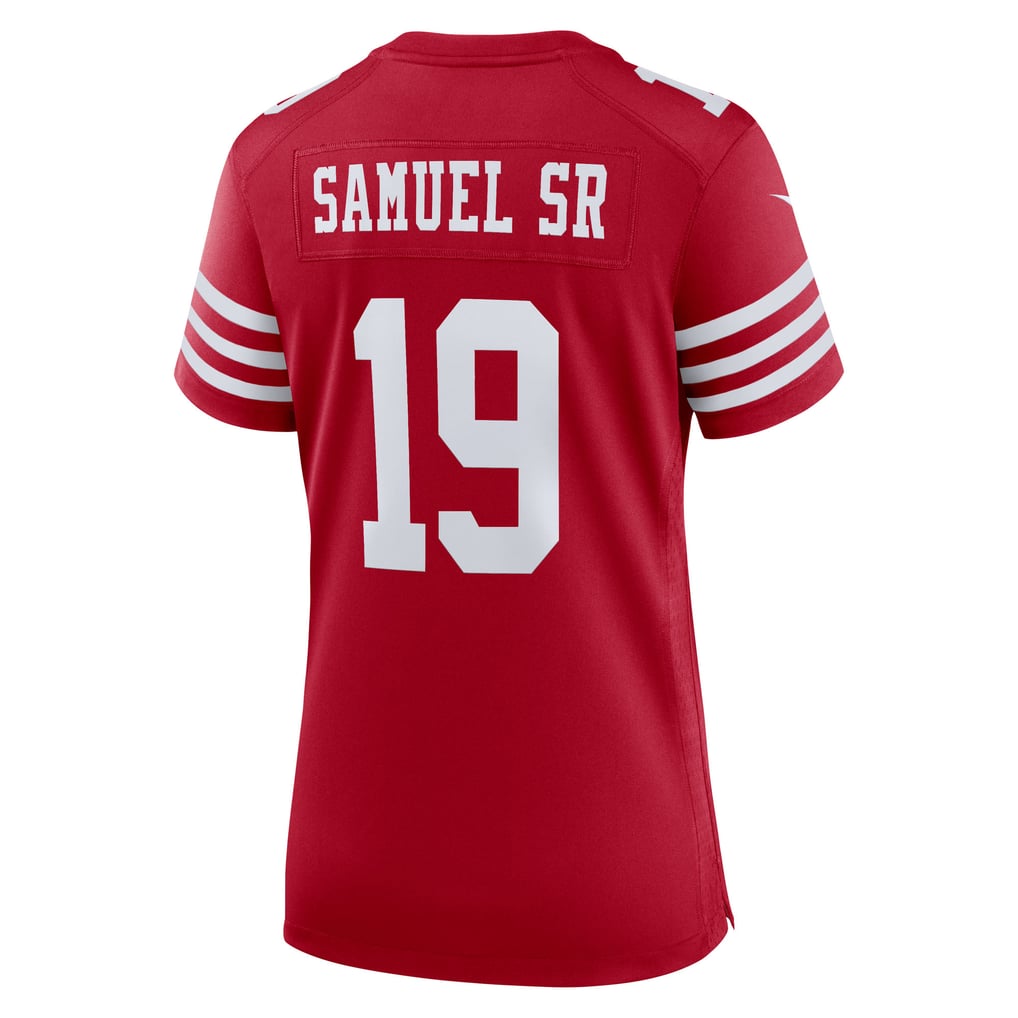 Women's San Francisco 49ers Deebo Samuel Sr Scarlet Team Game Jersey