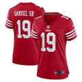 Women's San Francisco 49ers Deebo Samuel Sr Scarlet Team Game Jersey
