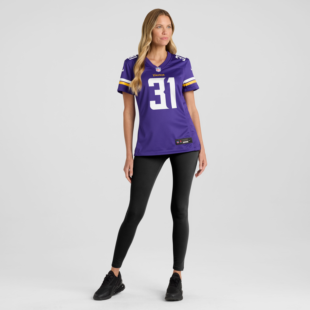 Women's Minnesota Vikings DeeJay Dallas Purple Team Game Jersey