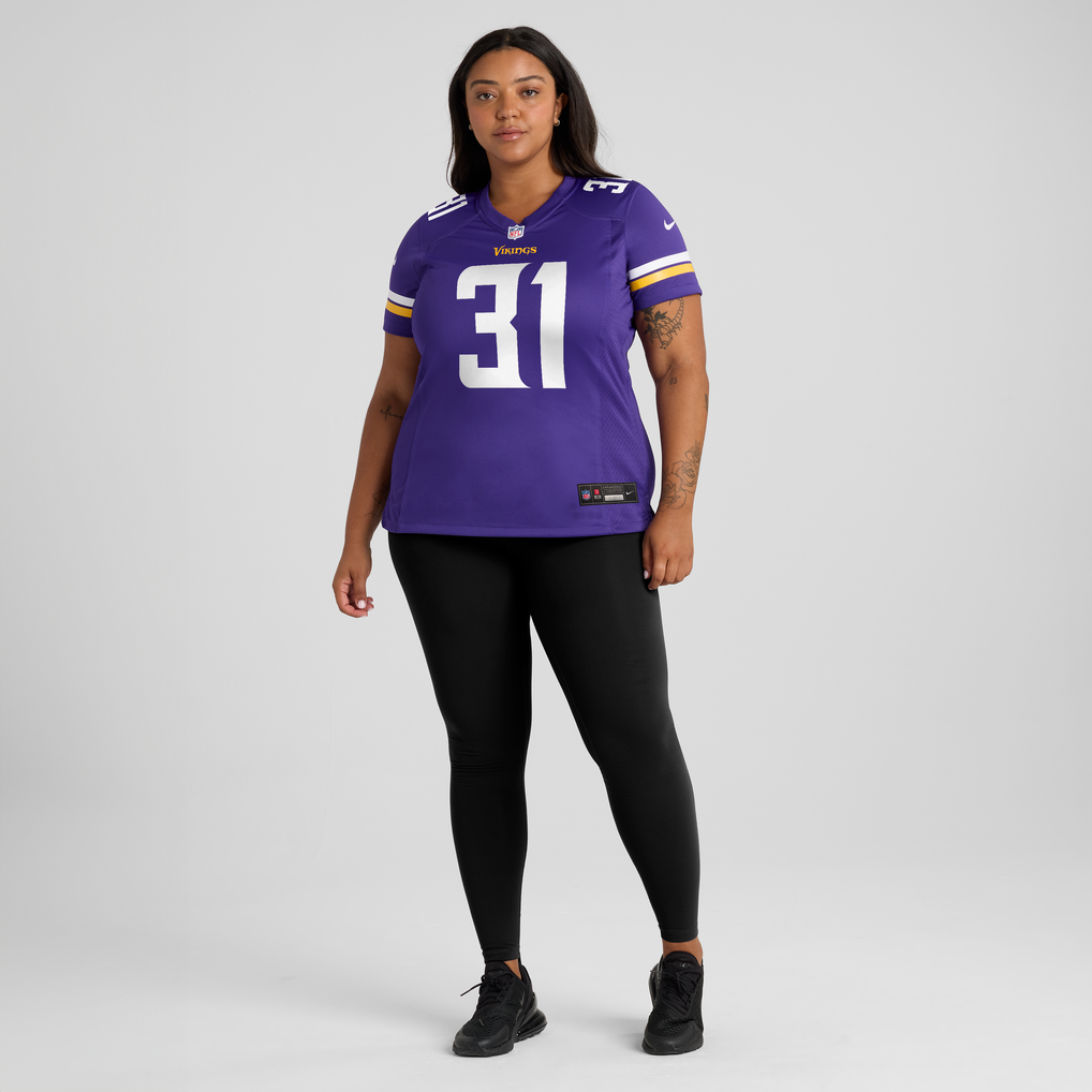 Women's Minnesota Vikings DeeJay Dallas Purple Team Game Jersey