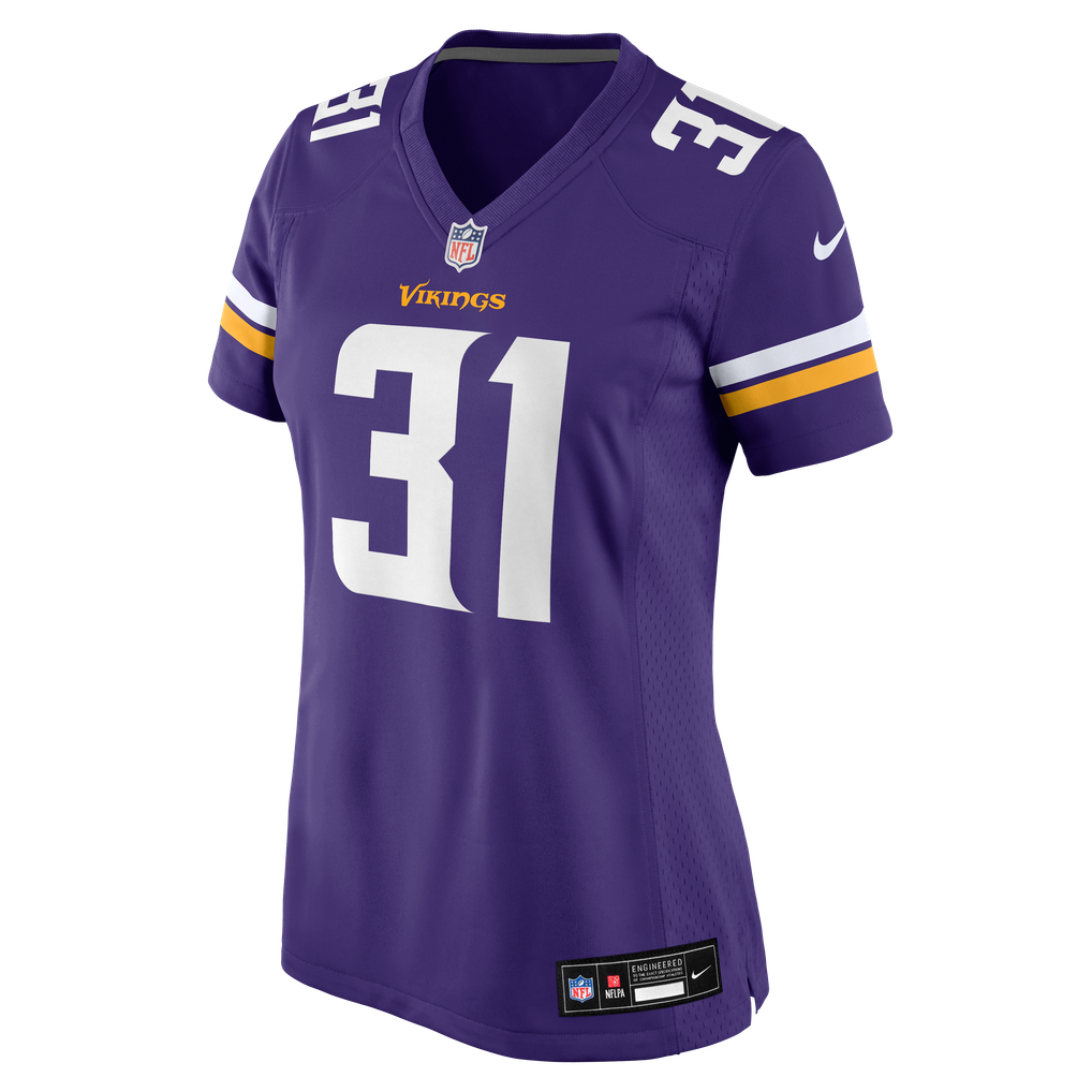 Women's Minnesota Vikings DeeJay Dallas Purple Team Game Jersey