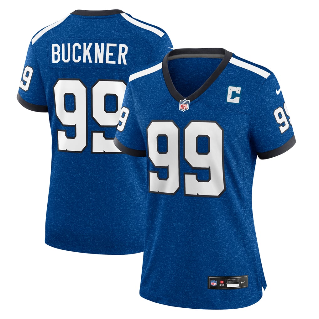 Women's Indianapolis Colts DeForest Buckner Royal Indiana Nights Alternate Game Jersey
