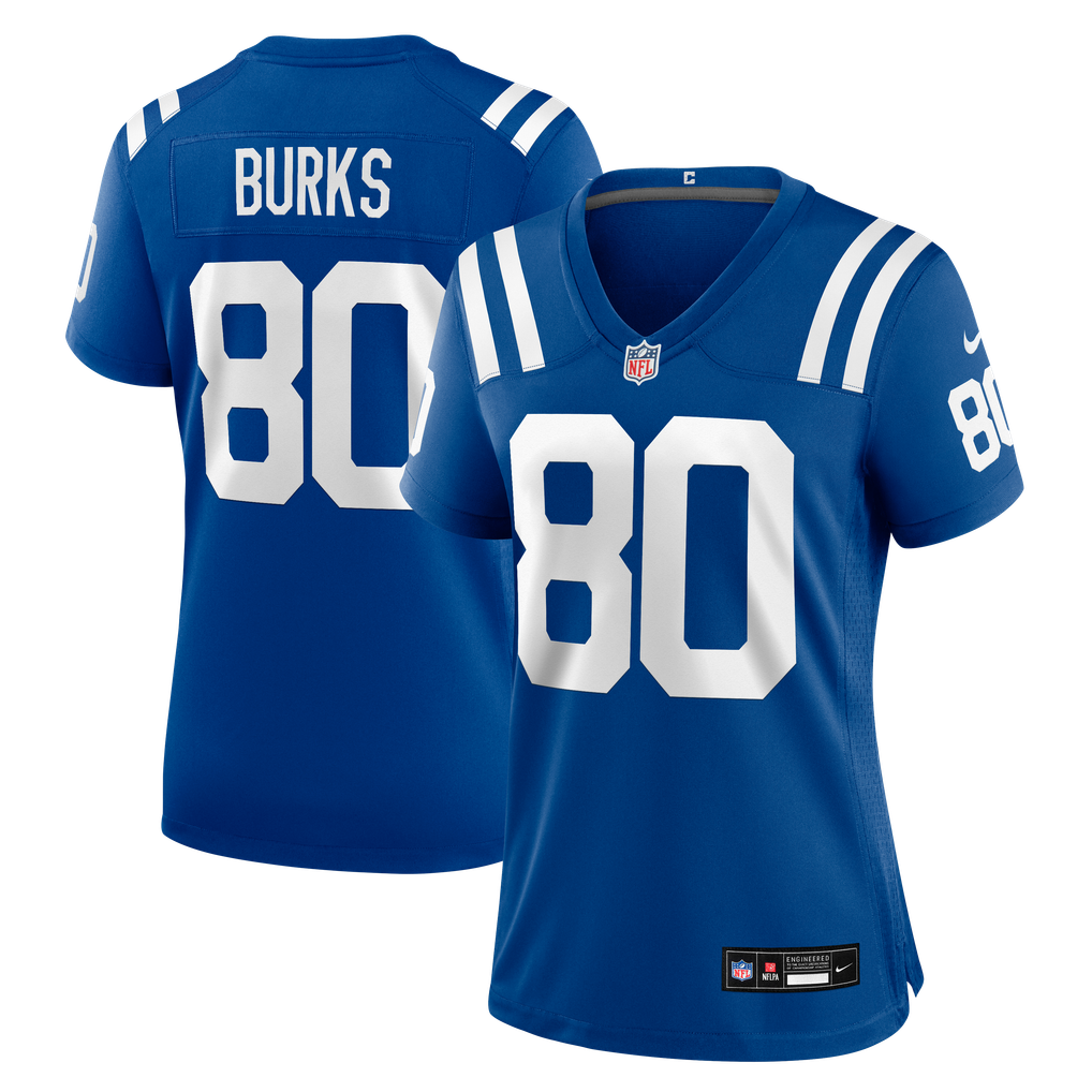 Women's Indianapolis Colts Deion Burks Royal Team Game Jersey